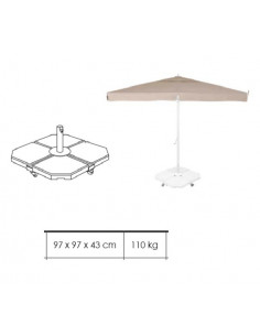 Grande base de guarda-chuva com rodas para hotelaria pho1104015 2