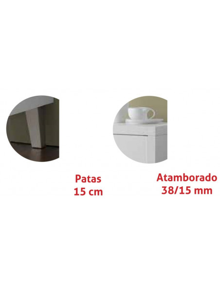 Side table and bedside Table white aes1037021