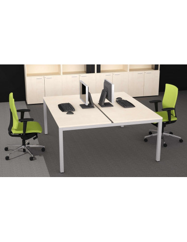 2 postes de travail Tables debureau NEMO mop1101026