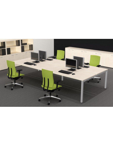 Ensemble de 4 stations de travail de bureau NEMO mop1101047