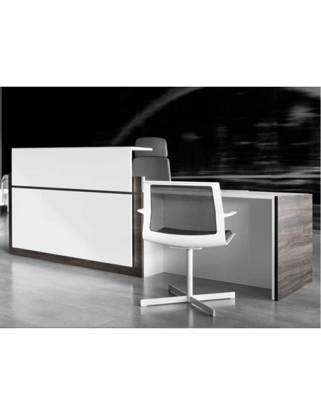 Grande balcão LINEAR com atendimento personalizado e leds mop1101049