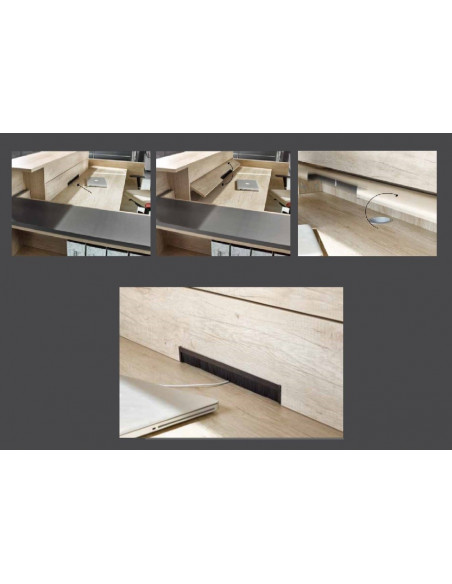 Grande balcão LINEAR com atendimento personalizado e leds mop1101049