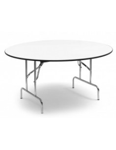 Mesa com pés dobráveis redonda escolar para eventos mpl105001 - TAGAR