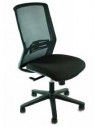 Silla de oficina ergonómica SYNCHRON con respaldo en malla negro ste72003