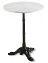  Table bistrot en marbre ronde mho1092001 60cm