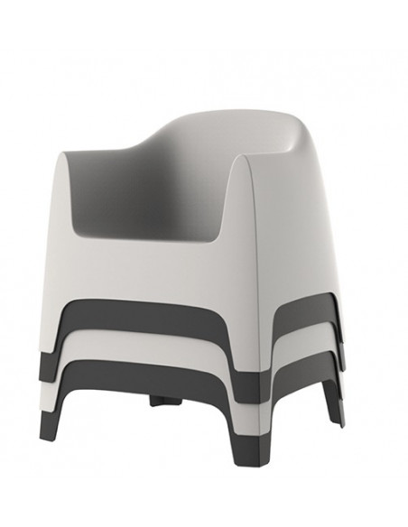 Sillon de terraza SOLID LOUNGE CHAIR de VONDOM sho1092024