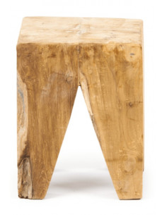 Taburetes de Bar-Taburete de madera o mesa auxiliar BLOCK  mau887009