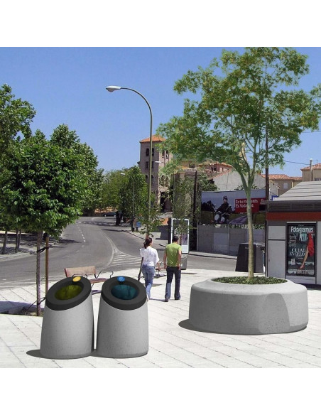 Cestino MOAI  200L de Resol ppa1032002