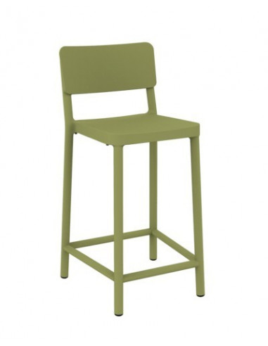 Tabourets de bar-Tabouret hauteur moyenne LISBOA par Resol Sta1032060