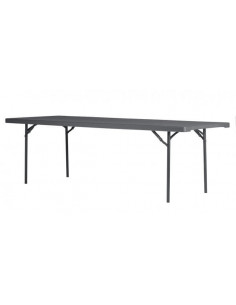 Taula 240x90cm plegable restauració XXL240 ZOWN SHARK GREY