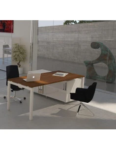 M4+ table de bureau direction avec retour bahut bureau mop1101018 2