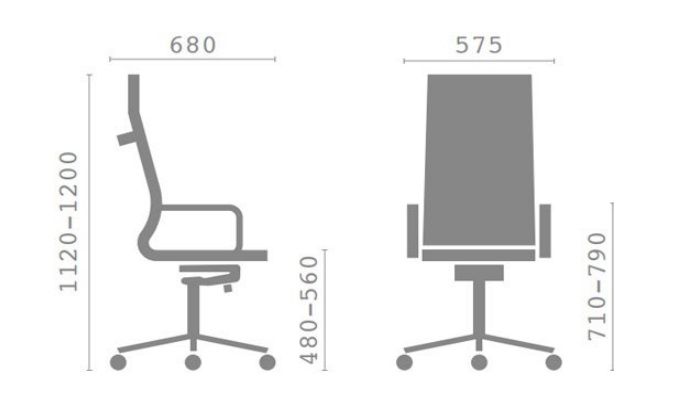 Leather swivel armchairT190 FBX