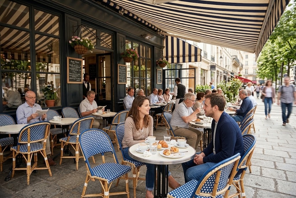 La Moda de les Cadires Bistrot en Ratán per a Exterior